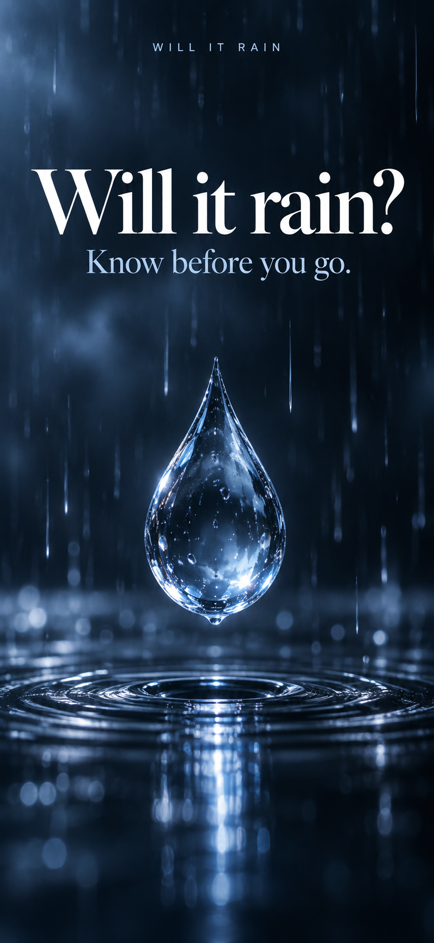 Will It Rain: know before you go